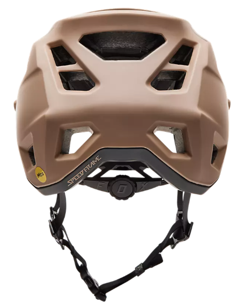 Fox Racing Speedframe Helmet in Mocha Brown-4